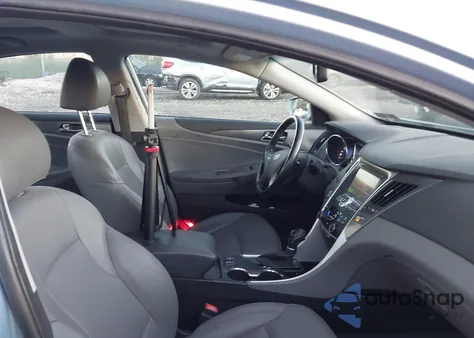 2015 Hyundai Sonata Hybrid Limited z USA, uszkodzony, nr VIN KMHEC4A43FA127894